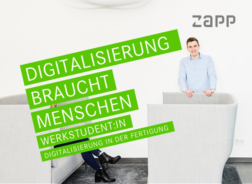 Stellenangebot für Studenten bei Zapp